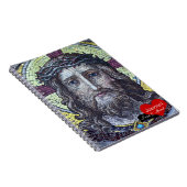 イエスキリスト、王冠モザイクNo.2 (ノート) ノートブック (右側)