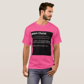 イエスキリスト Tシャツ (正面フル)