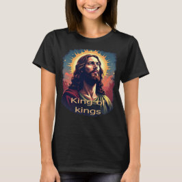 イエスキリストTシャツ – キングス王グラフィックティー Tシャツ