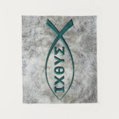 イエスキースフィッシュシンボルタペストリー タペストリー (正面)