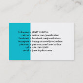 イエスキースフィッシュ（紋章の）フラ・ダ・リ社会 名刺 (裏面)