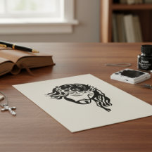 イエスクラウンオブソーズウッドアートゴムスタンプ