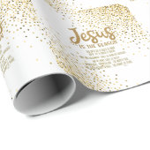 イエスクリスマスウィズイザヤ聖なる書物、 経典 ラッピングペーパー (ロールコーナー)