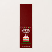 イエスクリスマスカードハッピーバースデーイエスカード (外部フラット)