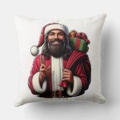 イエスクロース装飾用クッション!彼は~する準備ができてい祝る クッション (裏面)