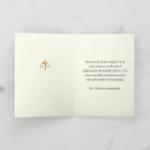 イエスグッドシェパードビショップ勇気付けられる カード (内部)