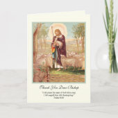 イエスグッドシェパードビショップ勇気付けられる カード (正面)