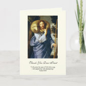 イエスグッドシェパードプリス勇気付けられる カード (正面)