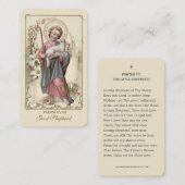 イエスグッドシェパードヴィンテージ宗教聖祈りの言葉 プレイスカード (正面/裏面)