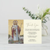 イエスグッドシェパード葬儀哀悼悔やみや弔慰 サンキューカード (スタンド正面)