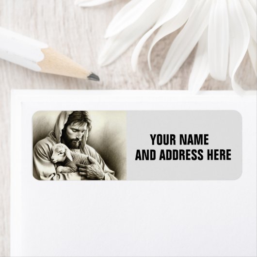 イエスグッドシェファード差出人住所ラベル ラベル (インサイチュ)