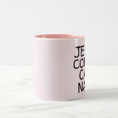 イエスコーヒーキャッツ昼寝キャットコーヒーマグ ツートーンマグカップ (中央)