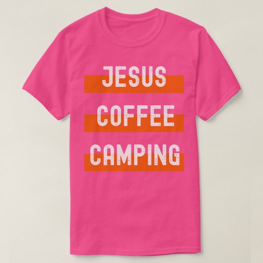 イエスコーヒーキャンプ Tシャツ (デザイン正面)