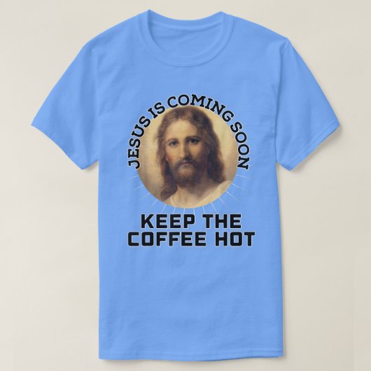 イエスコーヒーキリス来ト愛の復活すぐにキリスト Tシャツ (デザイン正面)