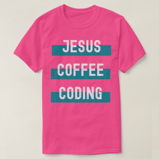 イエスコーヒーコーディング Tシャツ (デザイン正面)