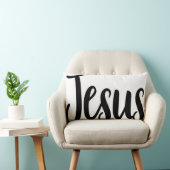 イエスゴスペル・グラフィックス美学キリスト教引用文 ランバークッション (椅子)