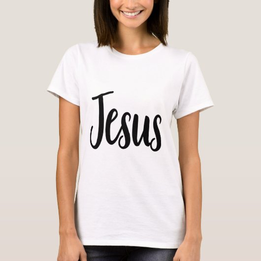 イエスゴスペル・グラフィックス美学キリスト教引用文 Tシャツ (正面)