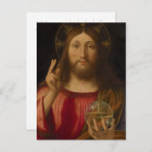 イエスサルバータームンディ・アンドレア・プレビタリCC0986 ポストカード (正面/裏面)