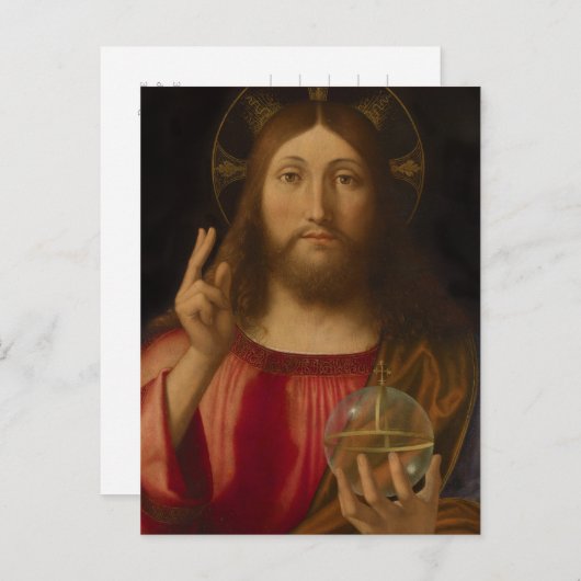 イエスサルバータームンディ・アンドレア・プレビタリCC0986 ポストカード (正面/裏面)