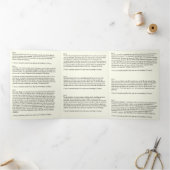 イエスサンドルノヴェナカトリック祈りの言葉 三つ折りカード (内部)