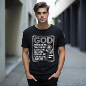 イエスザウェイザトゥルークリステインゴッド引用文 Tシャツ