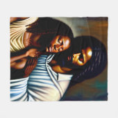 イエスザコンフォータークリスチャンフリースブランケット フリースブランケット (正面(横))