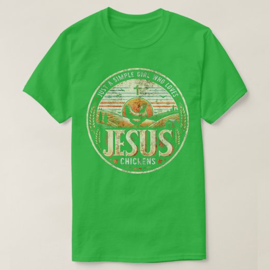 イエスシンプル様の夢を愛する女の子 Tシャツ (デザイン正面)