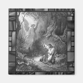 イエススの宗教的磁石の苦しみ マグネット (正面)