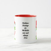 イエススタイリッシュはクリスマスだけでなく人生のためだ マグカップ (中央)