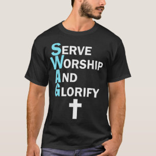 イエススワッグは信仰を礼拝し、信仰を賛美する Tシャツ
