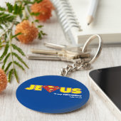 イエススーパーヒーローキーチェーン キーホルダー (側面)