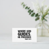 イエスス女性青年教会キリスト信仰L 名刺 (スタンド正面)