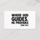 イエスス女性青年教会キリスト信仰L 名刺 (裏面)