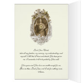 イエスス宗教的クリスチャンフローラヴィンテージ (内側 (左))