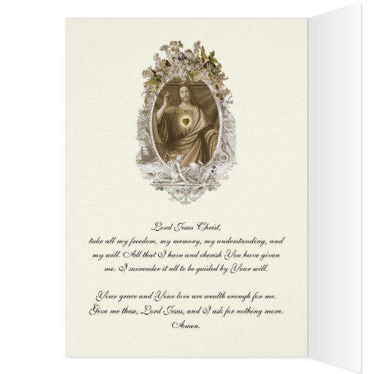 イエスス宗教的クリスチャンフローラヴィンテージ (内側 (左))