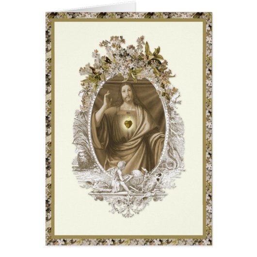 イエスス宗教的クリスチャンフローラヴィンテージ (正面)