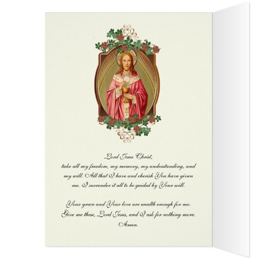 イエスス宗教的クリスチャンフローラヴィンテージ (内側 (左))