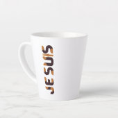 イエスス杯 カフェラテマグ (左アングル)