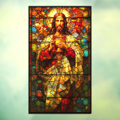 イエスス聖餐式ステンドガフェイクラス ウィンドウサイン (シート3)