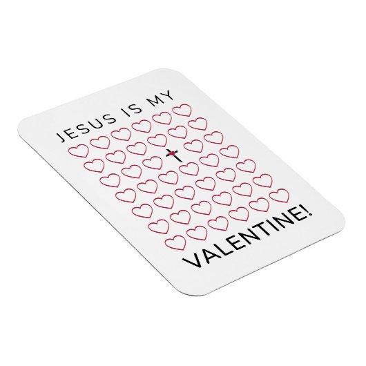 イエスズスマイバレンタインハートクロス マグネット (右側)