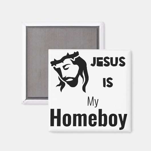 イエスズスマイホームボーイおもしろい引用文 マグネット (正面/裏面)