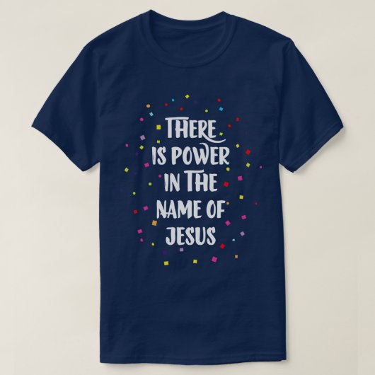 イエスズス信仰神教会クリスチャン Tシャツ (デザイン正面)