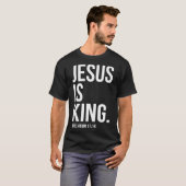 イエスズバイブル王聖なる書物、 経典引用文クリスチャン Tシャツ (正面フル)