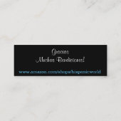 イエスディヴィナミゼリコルディアサントディオスタルジェタ スキニー名刺 (裏面)