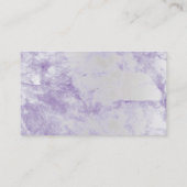 イエストパープルシルバーメタリックマーブルグレー 名刺 (裏面)