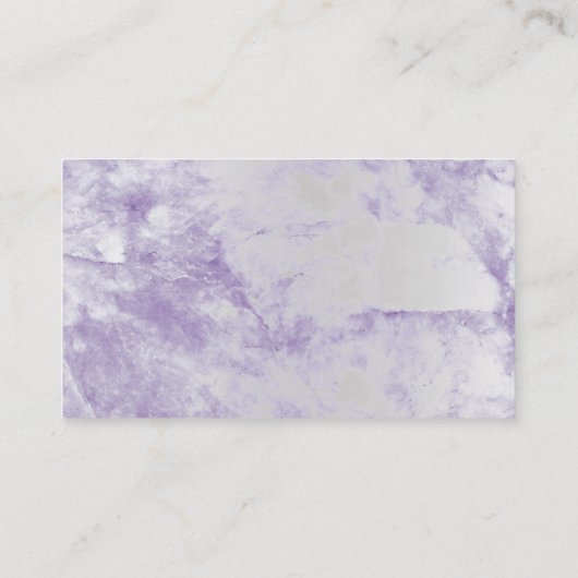 イエストパープルシルバーメタリックマーブルグレー 名刺 (裏面)