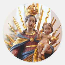 イエスドミニオンポーズマリーカトリック聖人 ラウンドシール