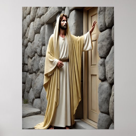 イエスノッキングオンアンティークドア ポスター (正面)