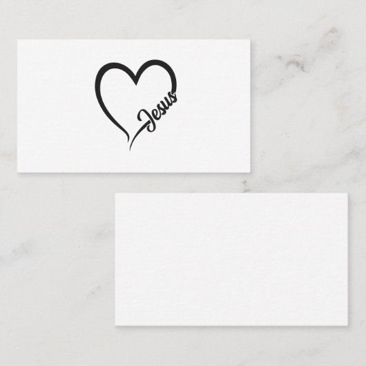 イエスハート 名刺 (正面/裏面)