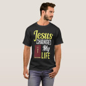 イエスバイブルクロスナザレ勉強引用文 Tシャツ (正面フル)